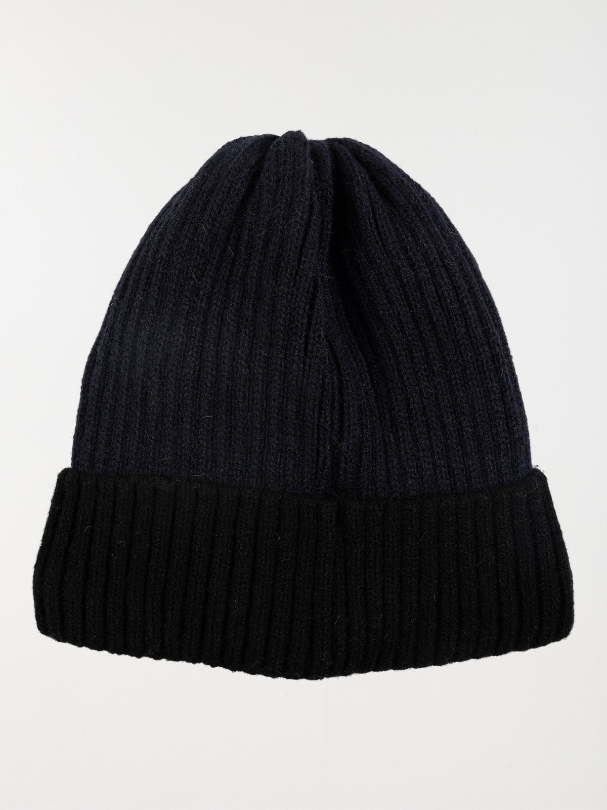 Bonnet bicolore doublure polaire homme Bonnet bicolore doublure polaire homme