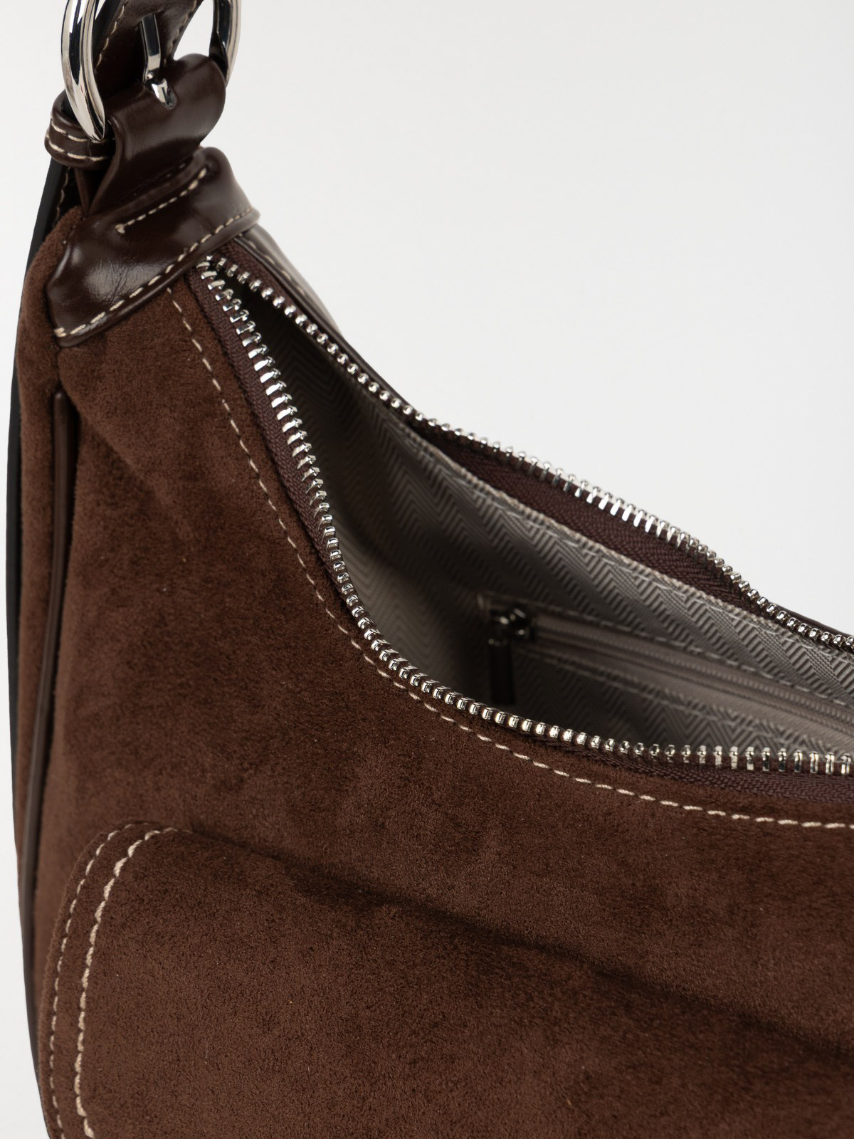 Sac main anse avec boucles femme