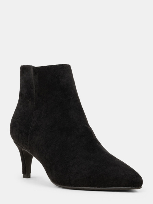 Bottines noires à talon...