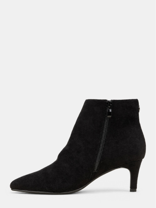 Bottines noires à talon...