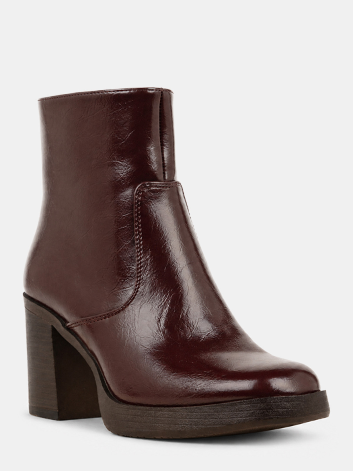 Bottines à talon bordeaux femme (36-41) Bottines à talon bordeaux femme (36-41)