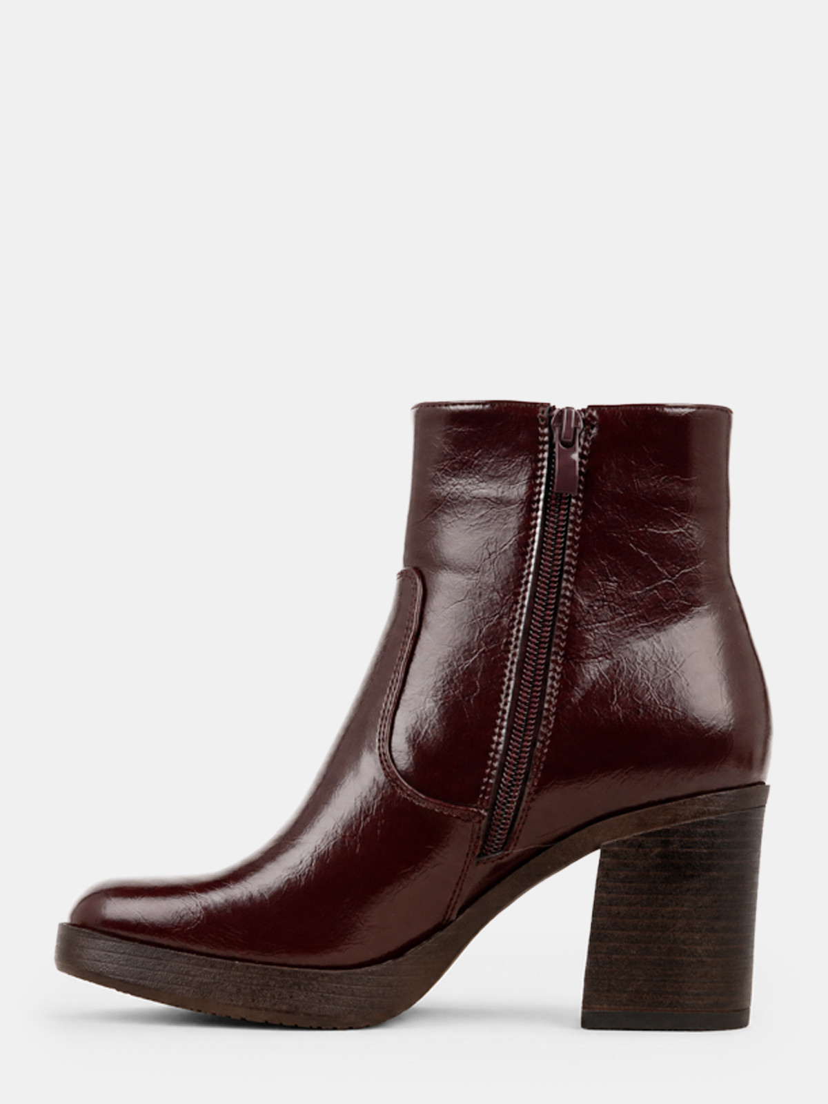 Bottines à talon bordeaux femme (36-41) Bottines à talon bordeaux femme (36-41)
