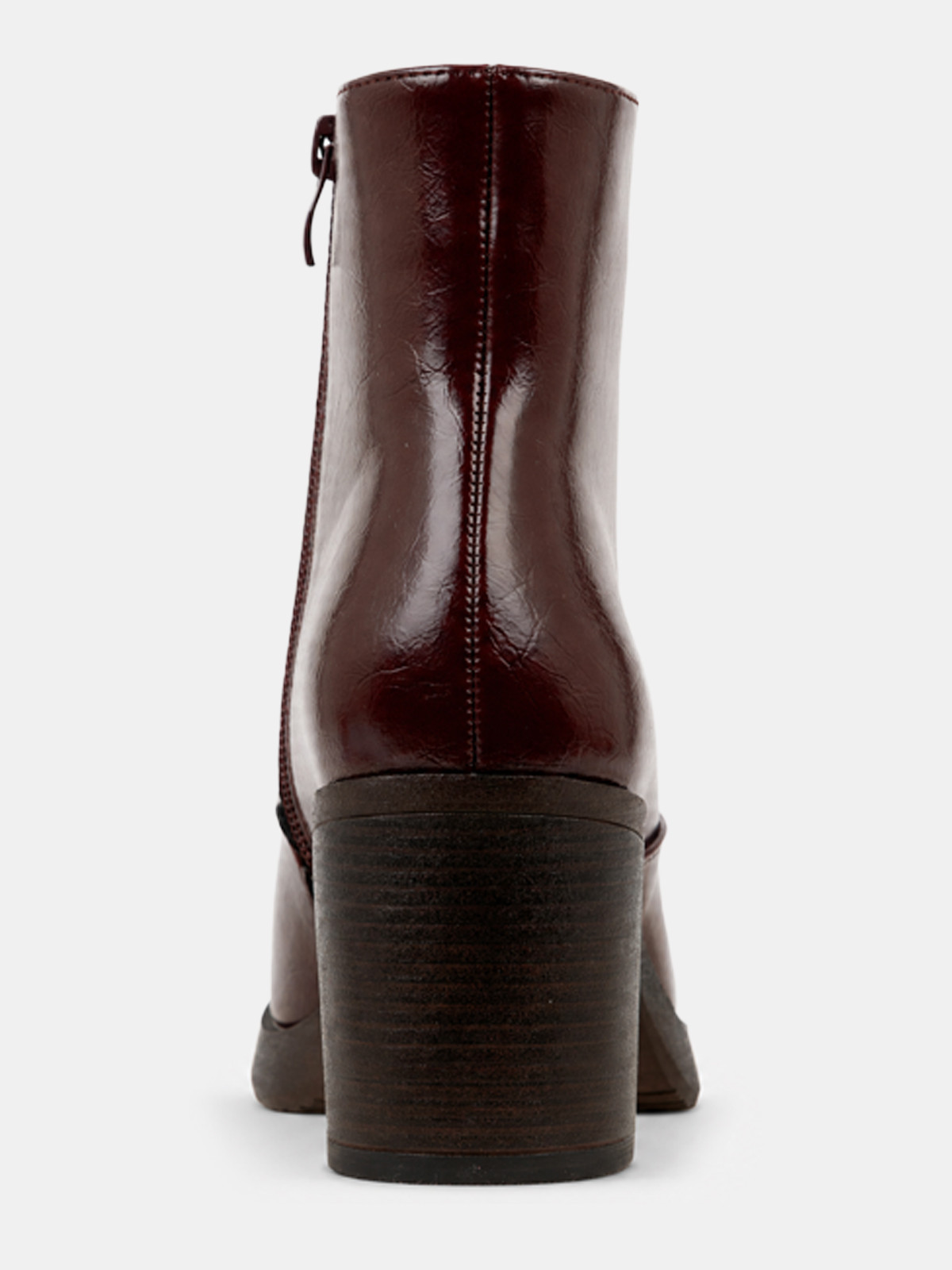 Bottines à talon bordeaux femme (36-41) Bottines à talon bordeaux femme (36-41)