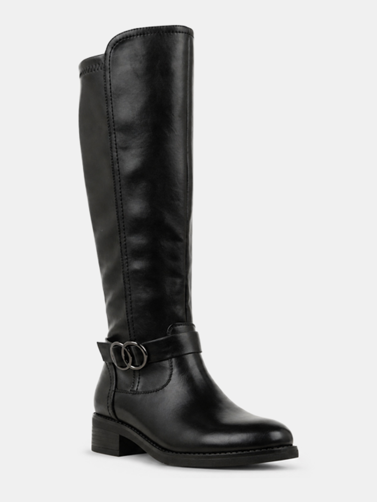 Bottes noires plates femme (36-41) Bottes noires plates femme (36-41)