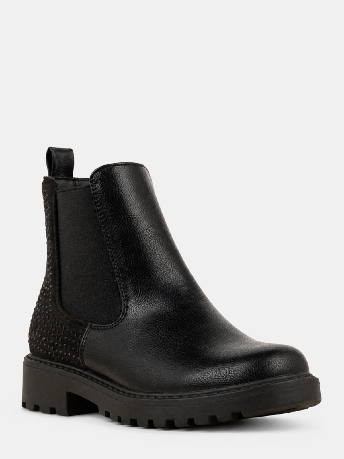 Bottines noires strass fille (31-36) Bottines noires strass fille (31-36)