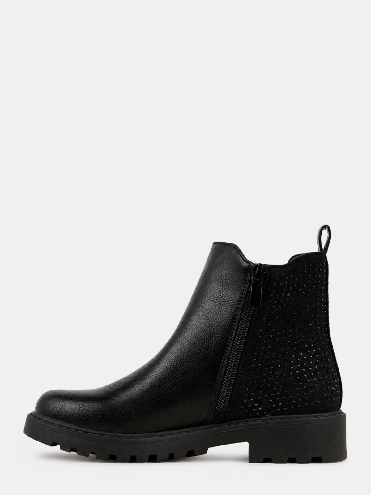 Bottines noires strass fille (31-36) Bottines noires strass fille (31-36)