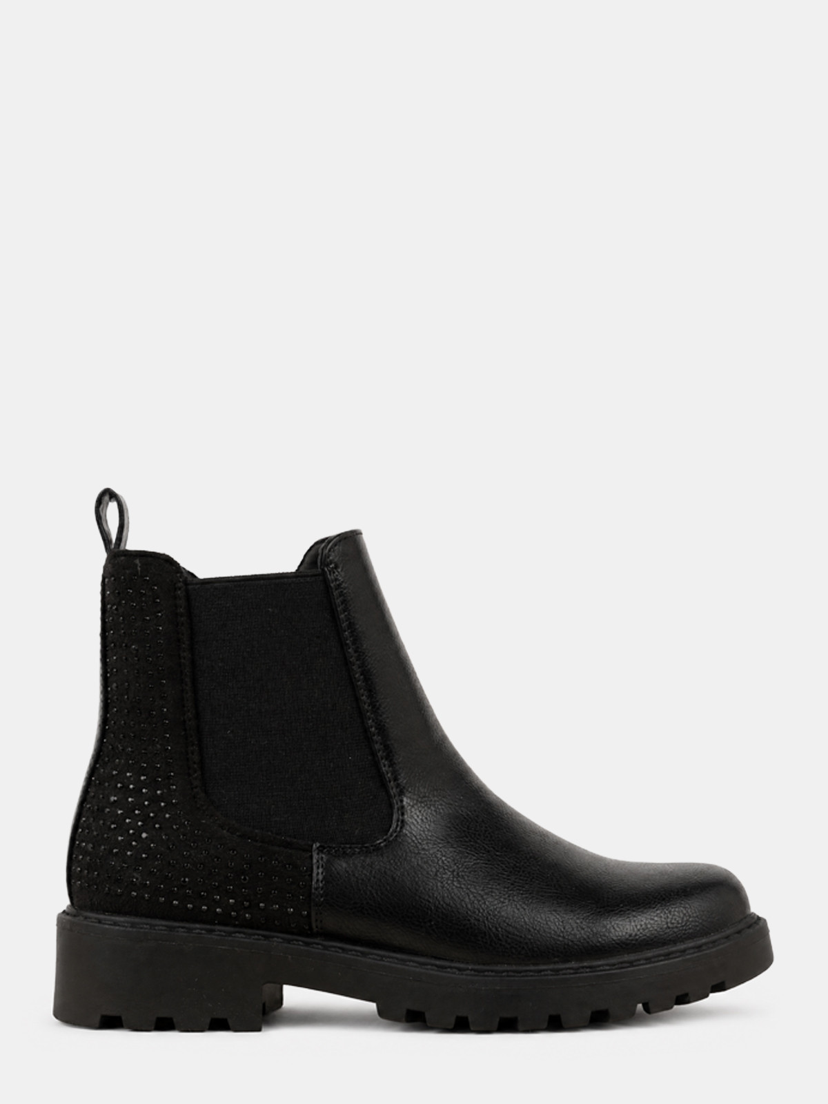 Bottines noires strass fille (31-36) Bottines noires strass fille (31-36)