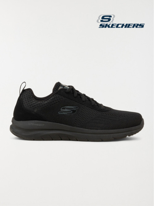 Basket Skechers noir homme (41-46)