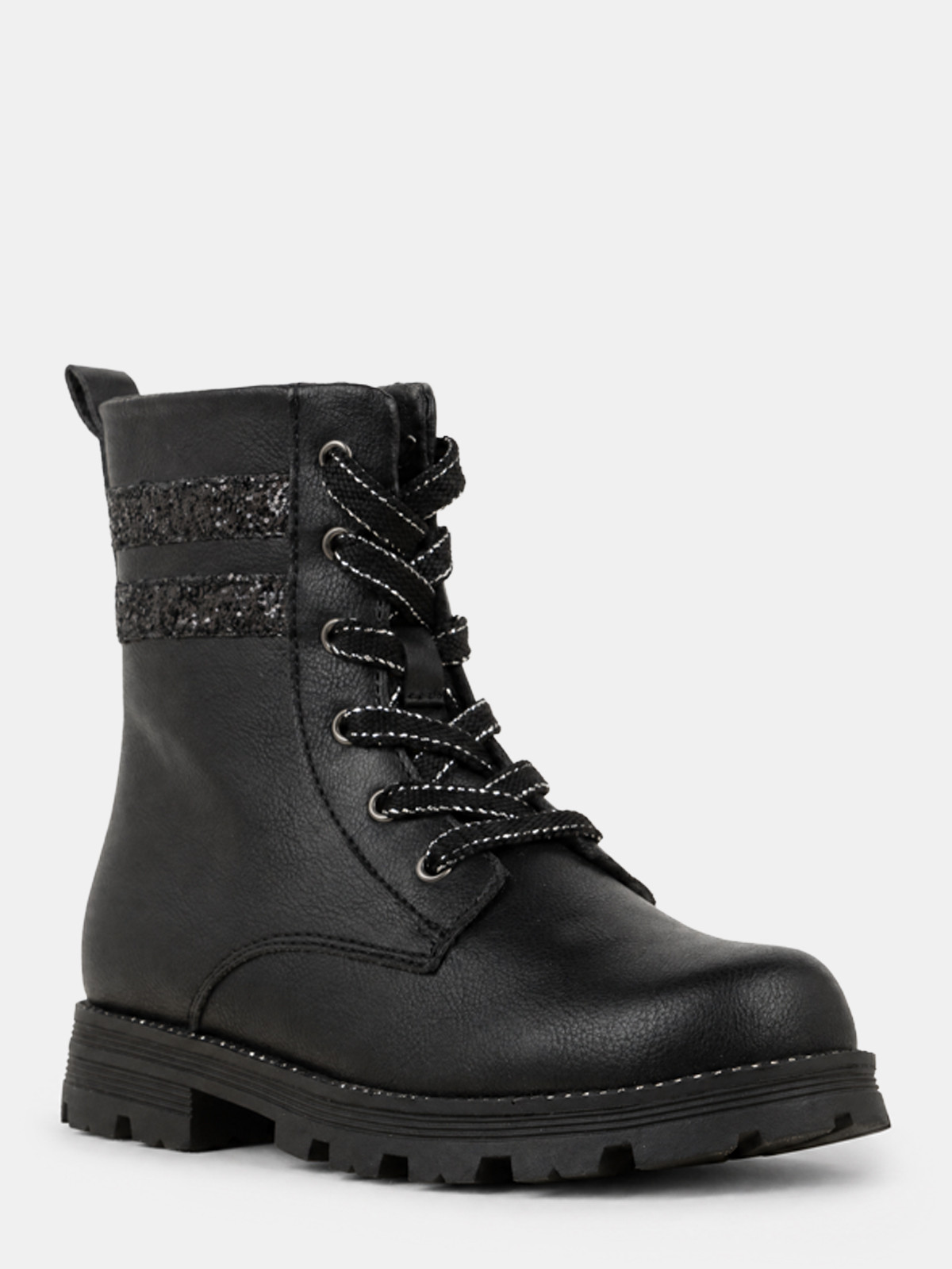 Bottines pailletées noires fille (31-36) Bottines pailletées noires fille (31-36)