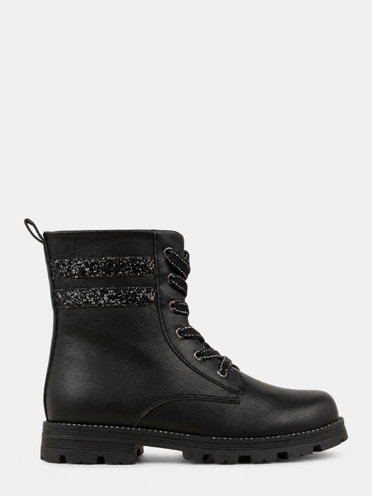 Bottines pailletées noires fille (31-36) Bottines pailletées noires fille (31-36)