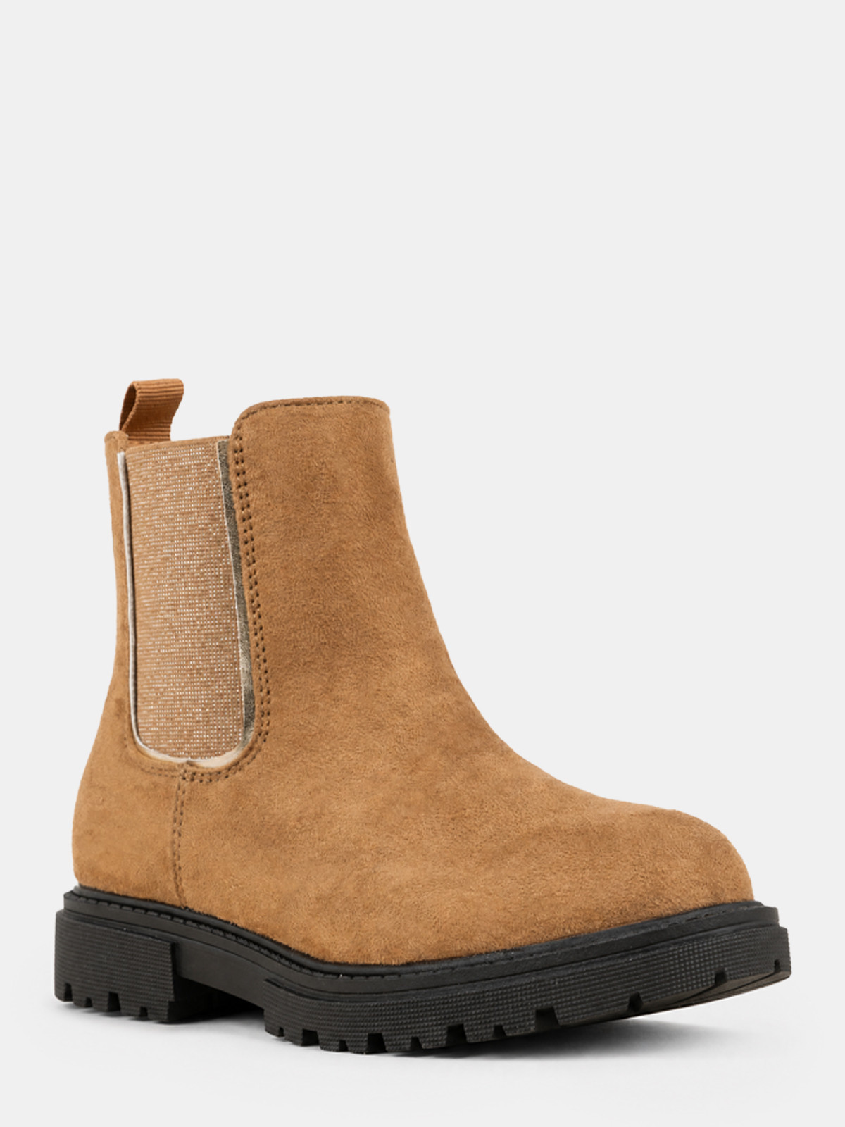 Bottines zippée camel fille (31-36)