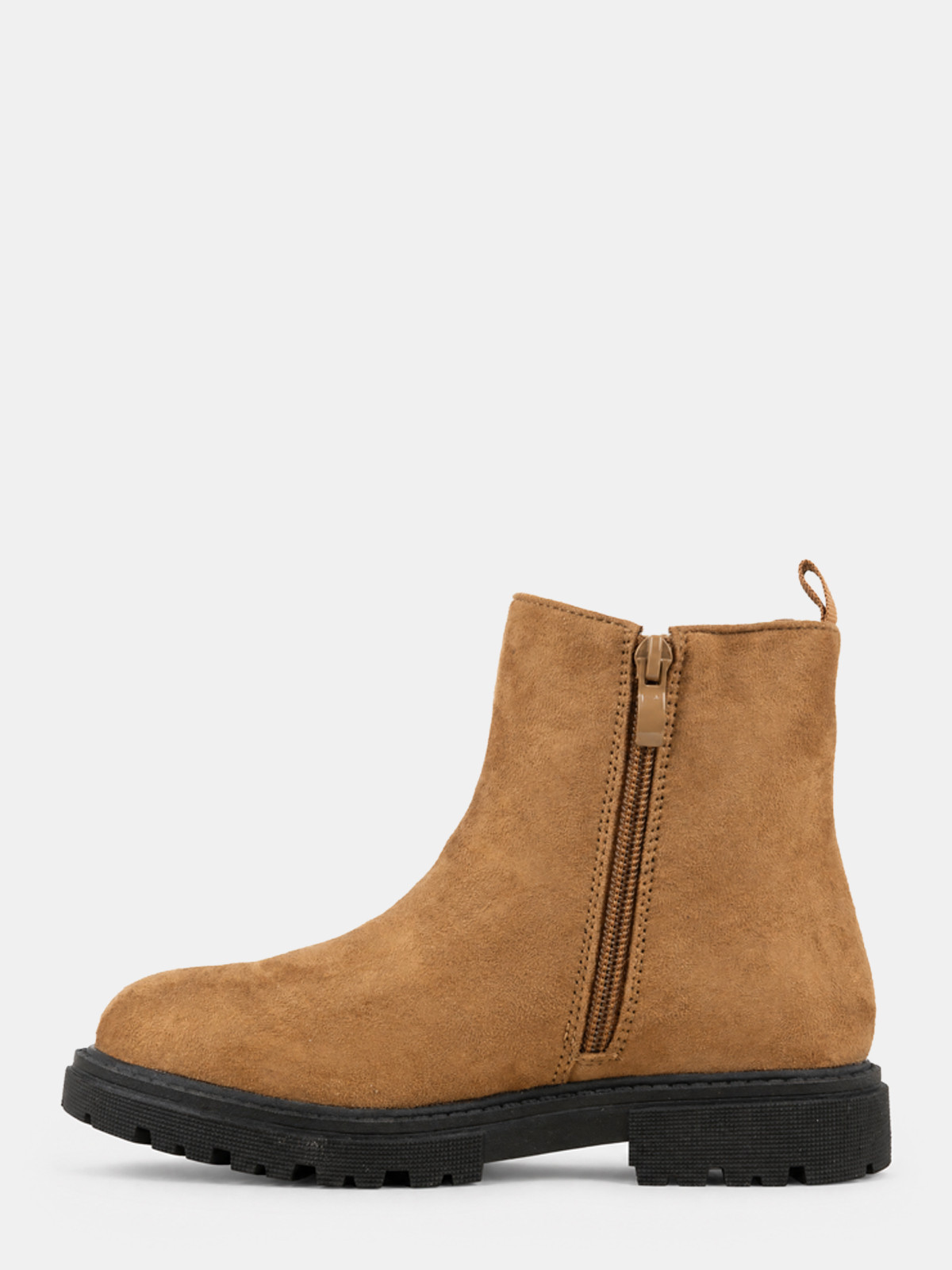 Bottines zippée camel fille (31-36)
