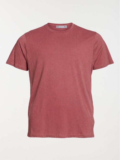 T-shirt col rond grande taille homme T-shirt col rond grande taille homme