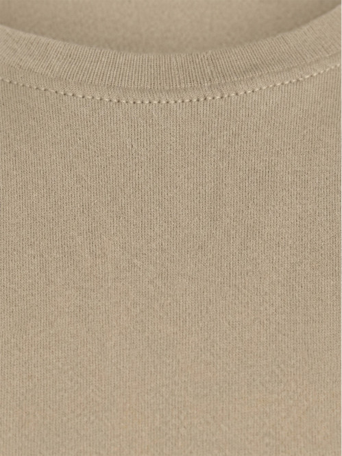 T-shirt uni taupe grande taille homme