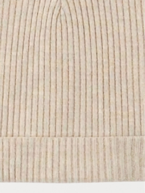 Bonnet naissance ours beige chiné bébé Bonnet naissance ours beige chiné bébé