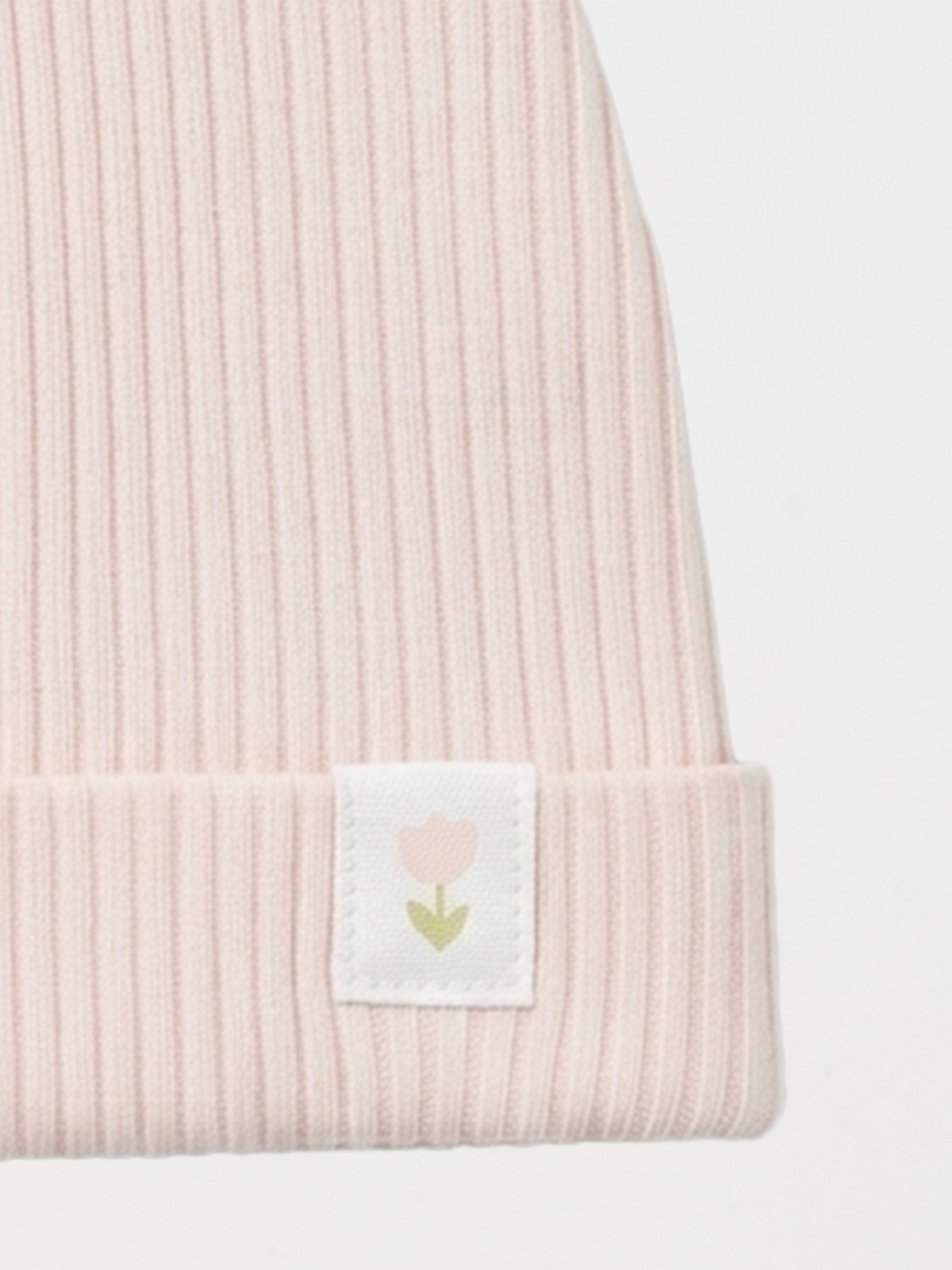 Bonnet naisance fleur rose bébé Bonnet naisance fleur rose bébé