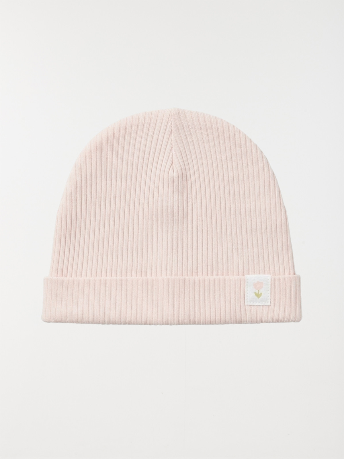 Bonnet naisance fleur rose bébé Bonnet naisance fleur rose bébé