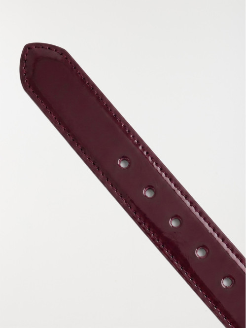 Ceinture vernis bordeaux...