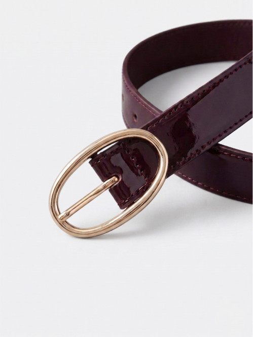 Ceinture vernis bordeaux...