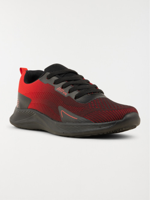 Basket sport noir et rouge homme (40-45)