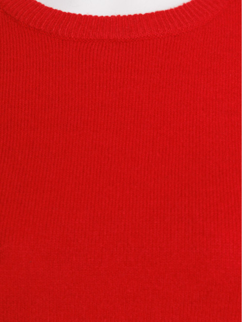 Pull rouge grande taille femme