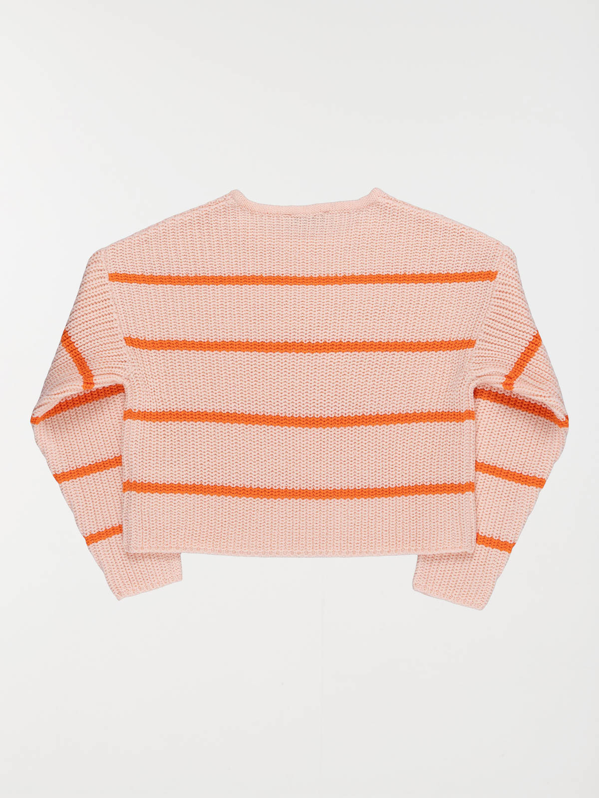 Pull rayé col rond fille (3-12A) 