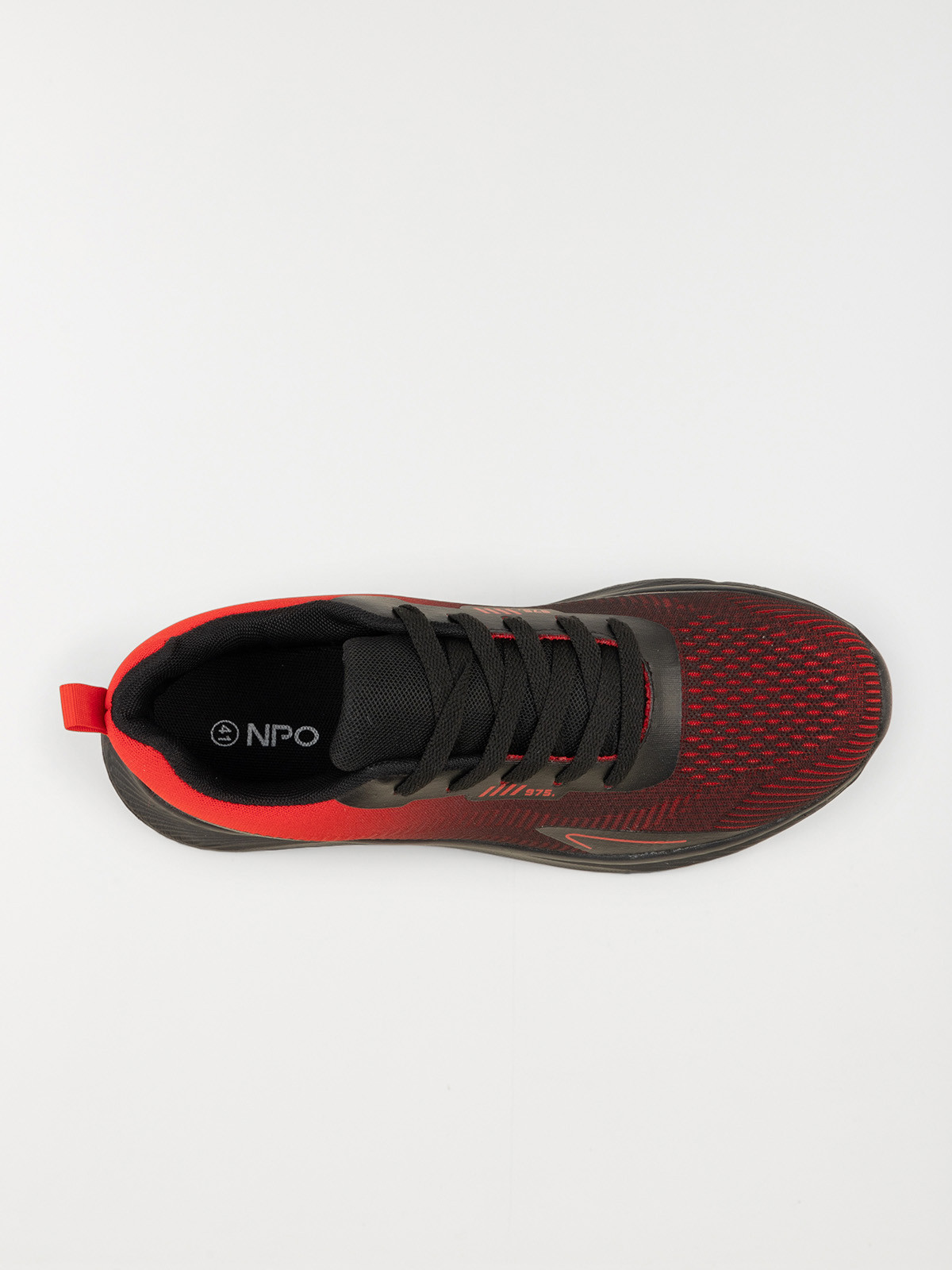 Basket sport noir et rouge homme (40-45)