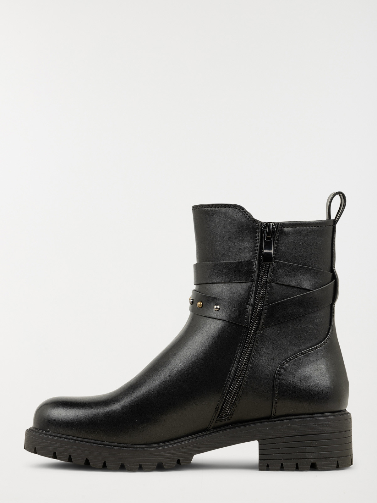 Bottines noires brides femme (36-41) Bottines noires brides femme (36-41)