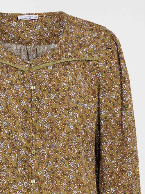 Chemise fleurie femme...