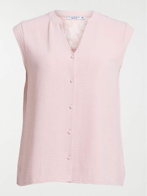 Chemise dentelle dos grande...