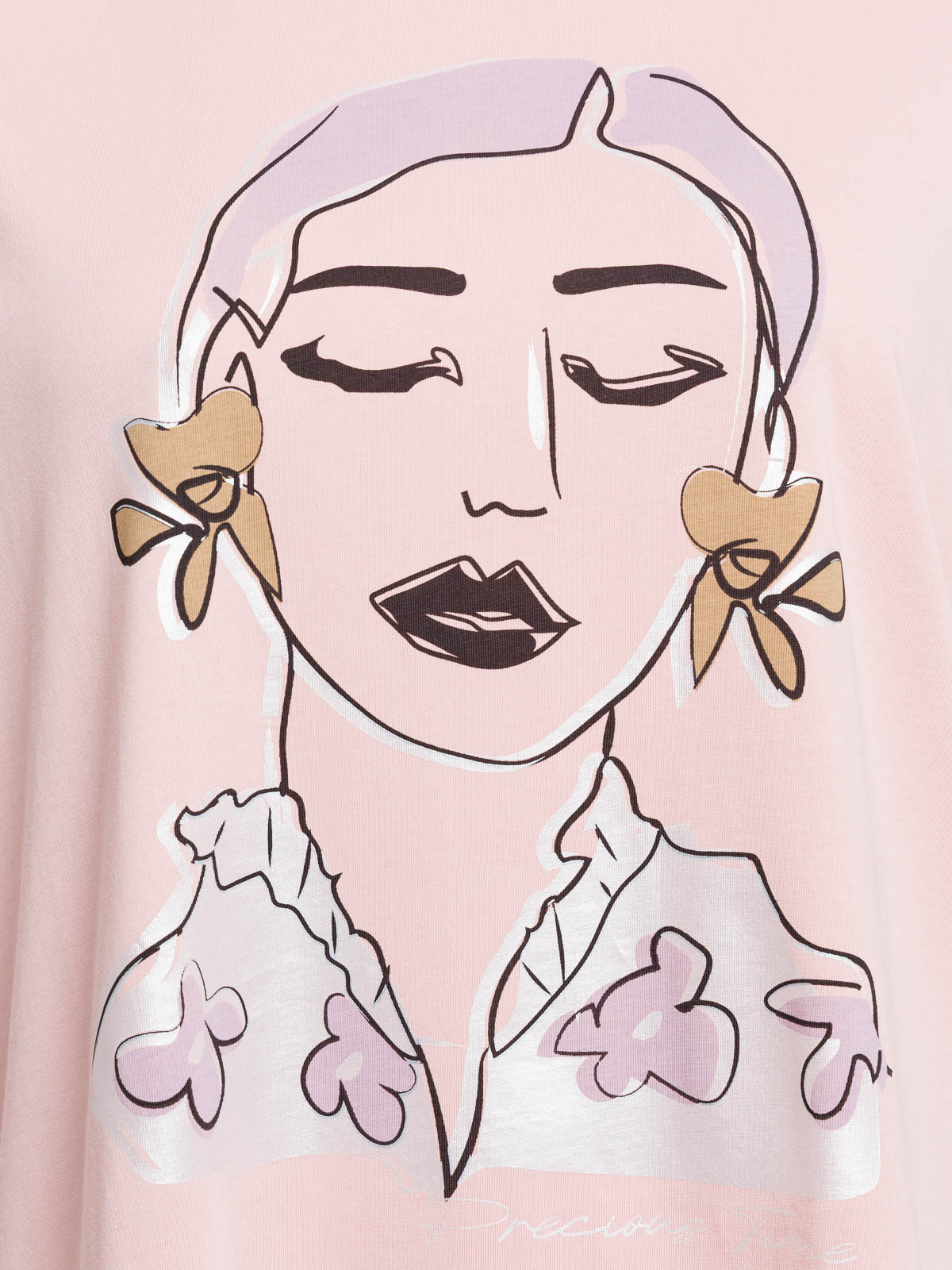 T-shirt motif visage grande taille femme T-shirt motif visage grande taille femme