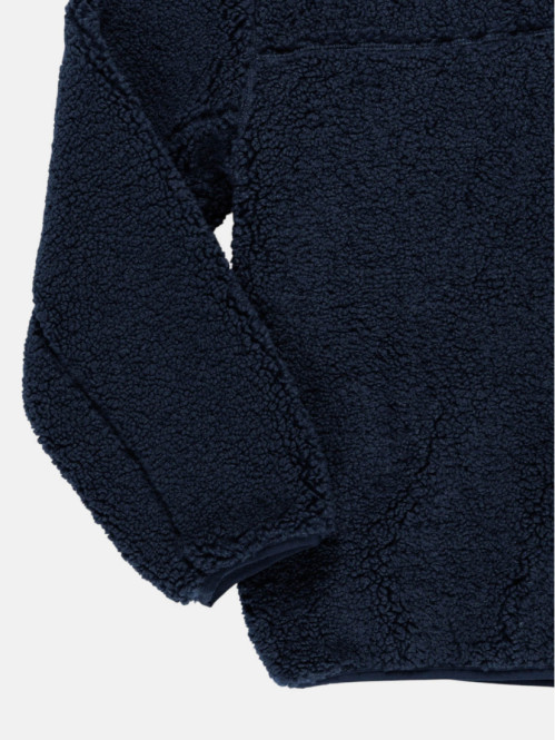 Sweat sherpa col zippé...