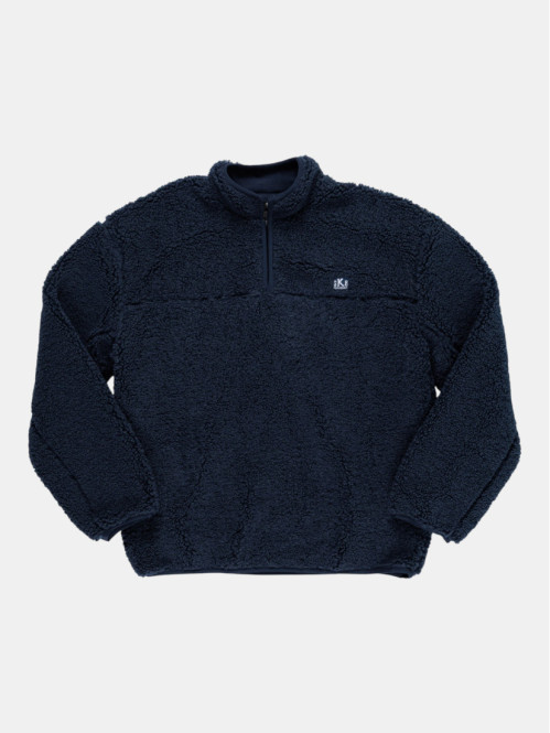 Sweat sherpa col zippé...
