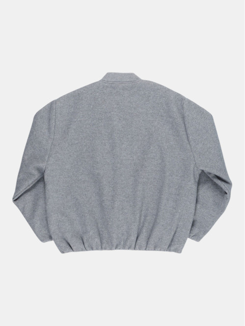 Blouson boule gris chiné...