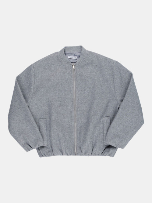 Blouson boule gris chiné...