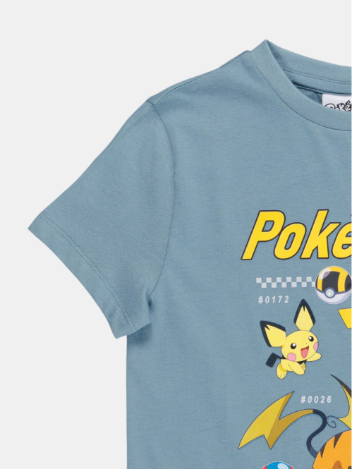 Tee-shirt Pokémon bleu...