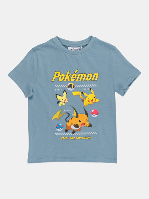 Tee-shirt Pokémon bleu...