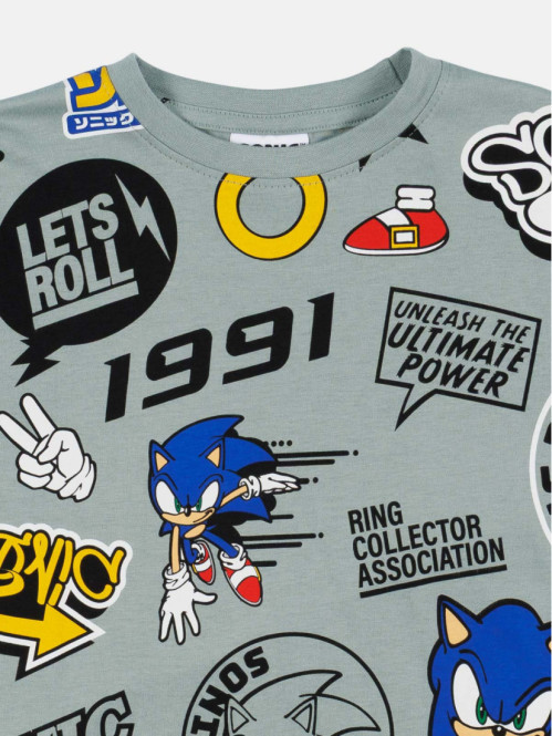 Tee-shirt Sonic imprimé...