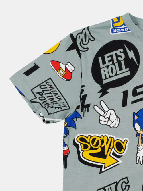 Tee-shirt Sonic imprimé...