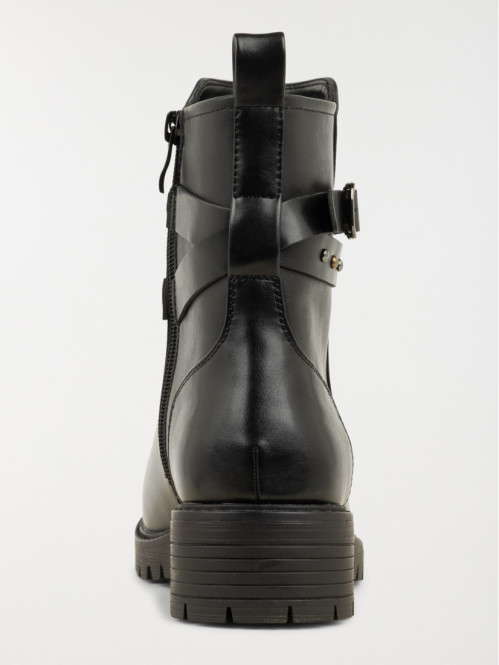 Bottines noires brides femme (36-41) Bottines noires brides femme (36-41)