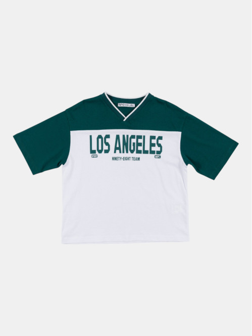 T-shirt col V Los Angeles...