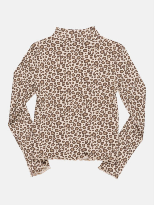 T-shirt léopard côtelé...