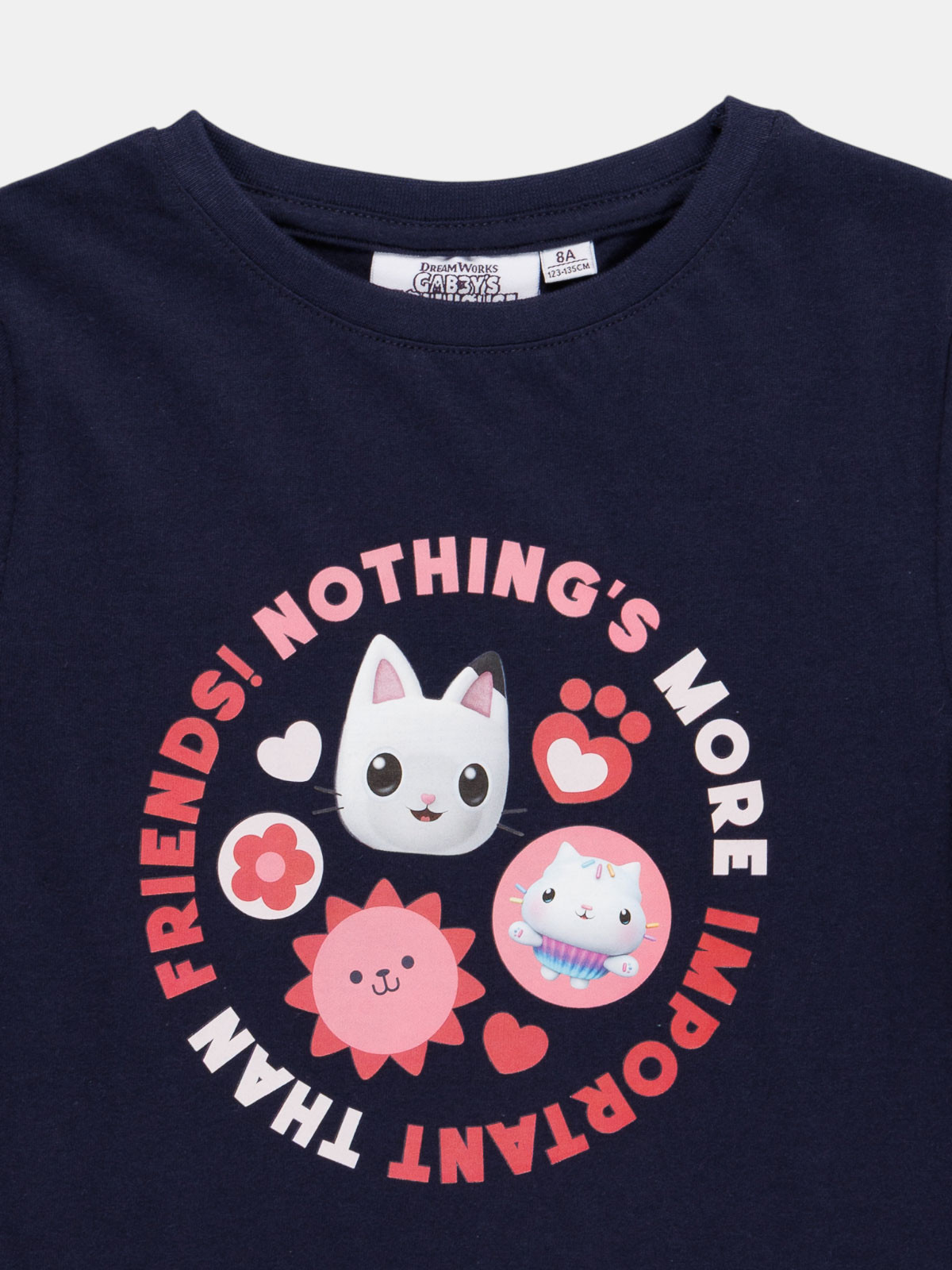 T-shirt gabby's Dollhouse fille (3-8A) T-shirt gabby's Dollhouse fille (3-8A)