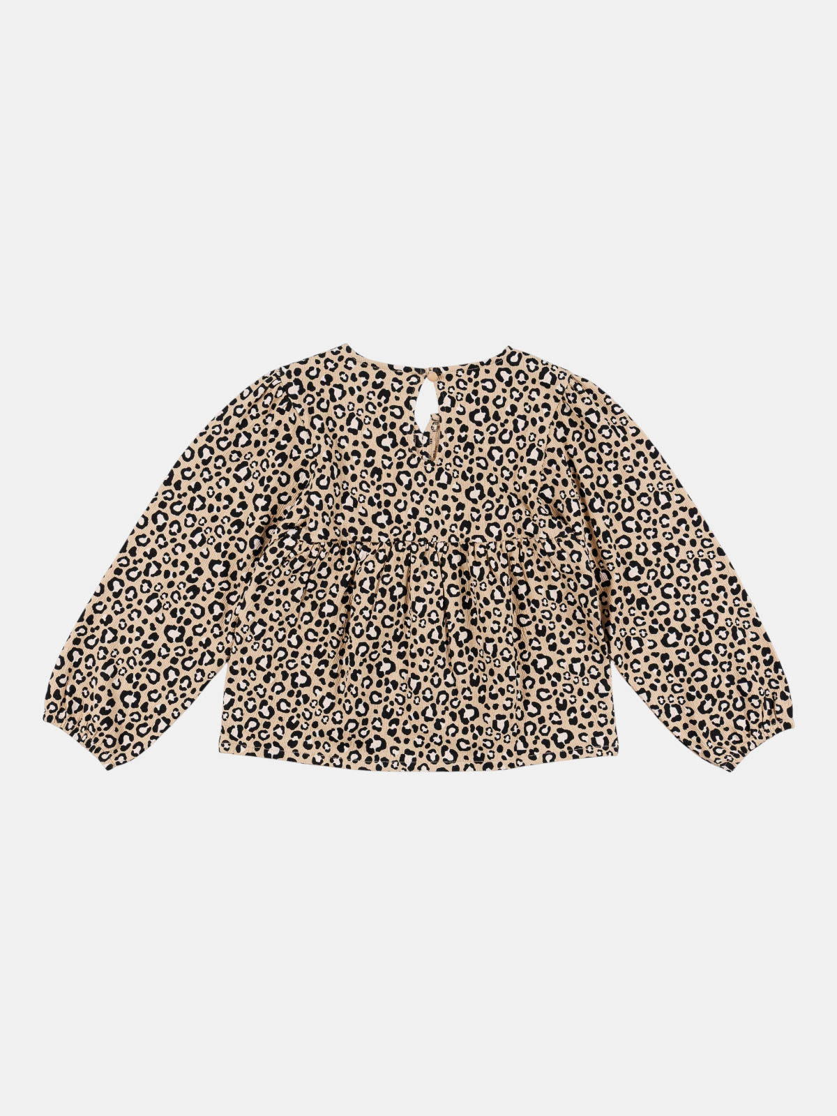 Blouse léopard avec nœuds fille (3-12A) Blouse léopard avec nœuds fille (3-12A)