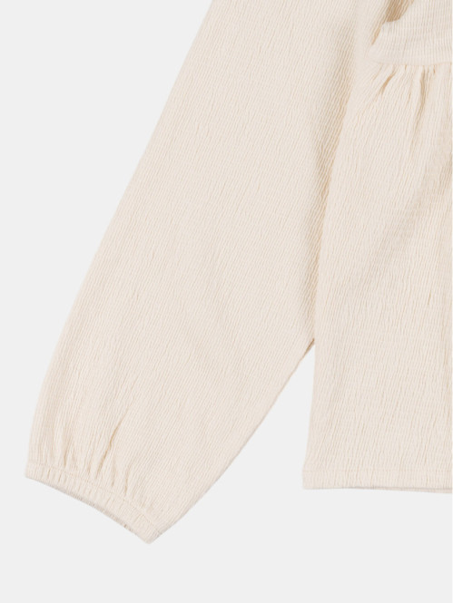 Blouse col rond avec nœuds...