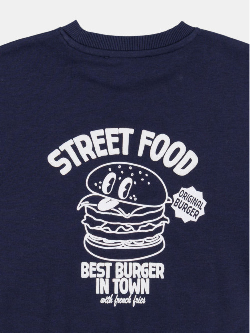Sweat imprimé street food...