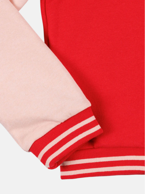 Sweat teddy bicolore coeur...