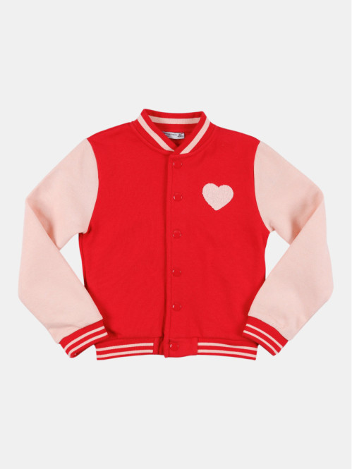 Sweat teddy bicolore coeur...