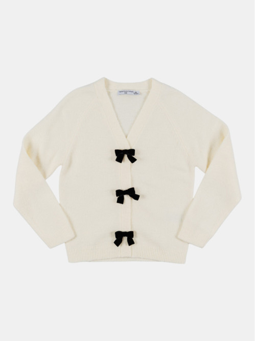 Gilet boutonné avec nœuds...