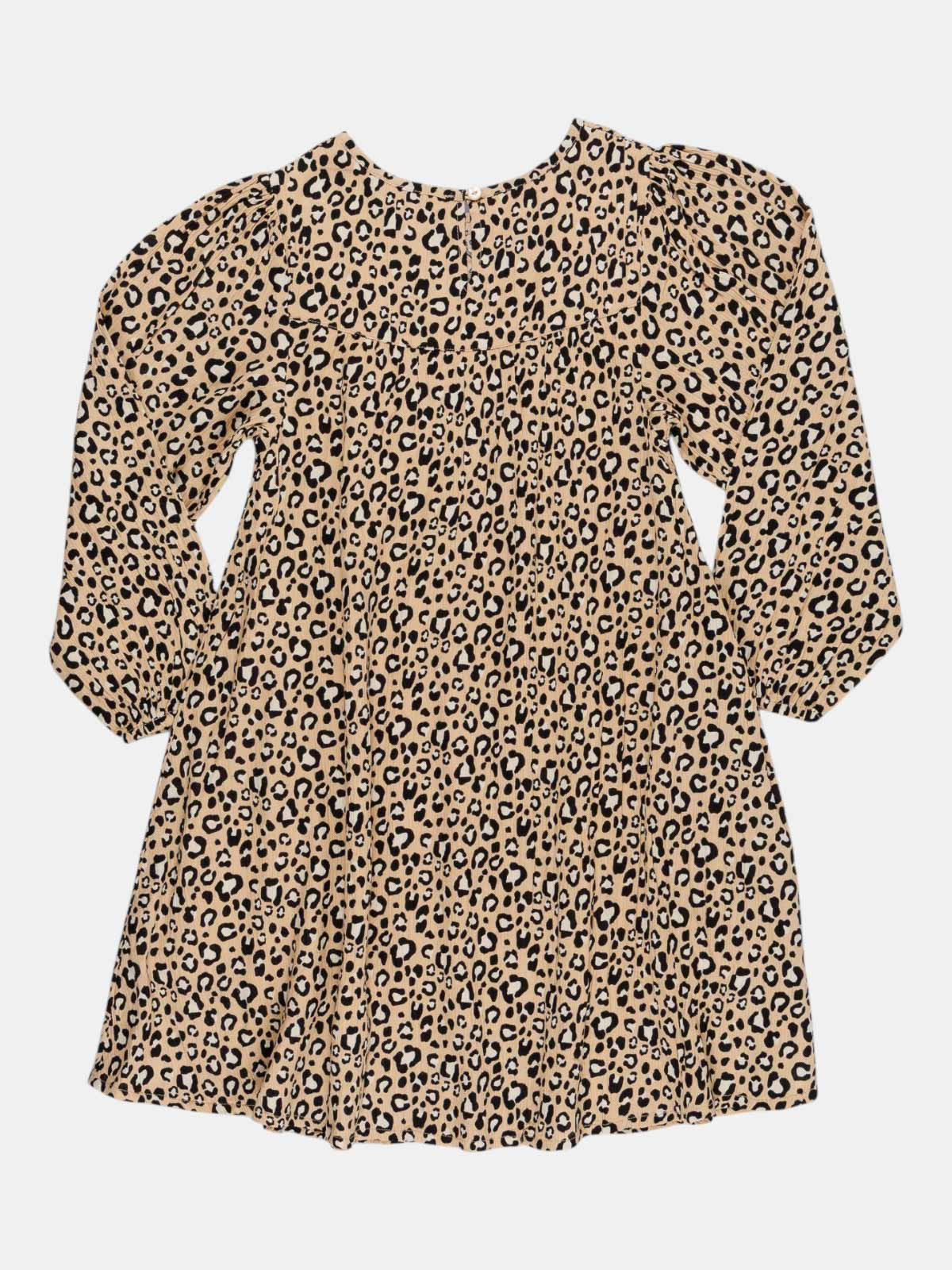 Robe léopard fille (3-12A) Robe léopard fille (3-12A)